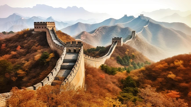 One Day Private Guided Tiananmen Square, Forbidden City, Jingshan Park, & Badaling Great Wall Sunset Tour